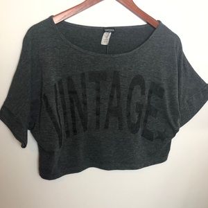 VINTAGE crop top